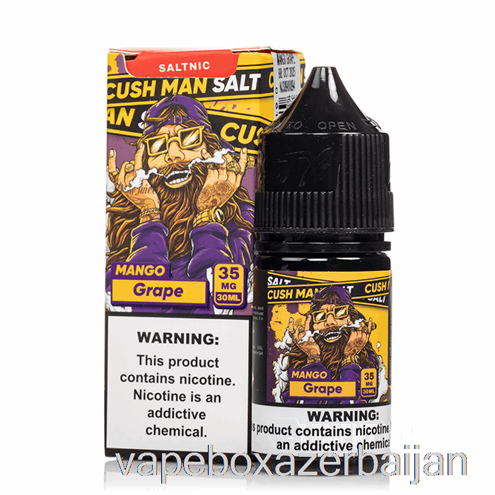 Vape Azerbaijan Cush Man - Mango Grape - Nasty Salt - 30mL 35mg